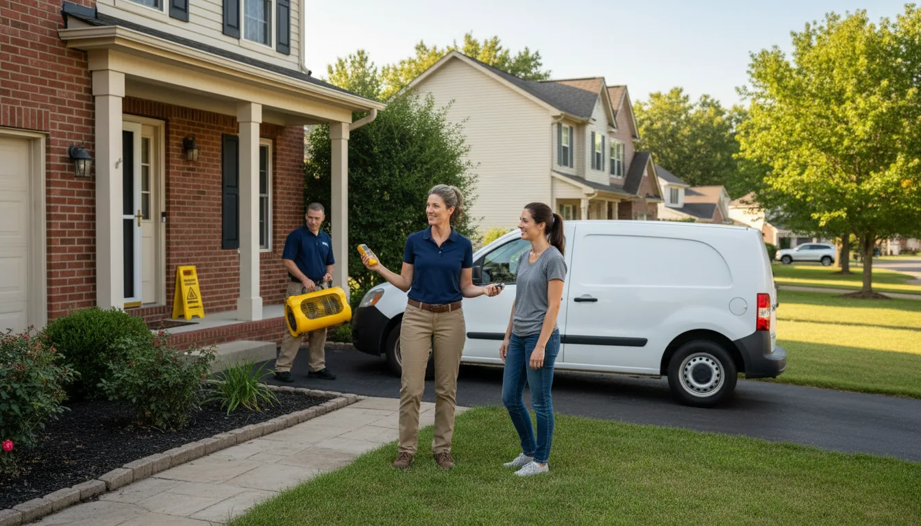 Water restoration image for Dehumidification And Cleanup Services in Finley, ND